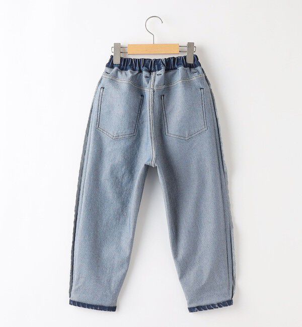 SHIPS KIDS「SHIPS KIDS:100～130cm / ジャージー ライク デニム パンツ」|デニム|