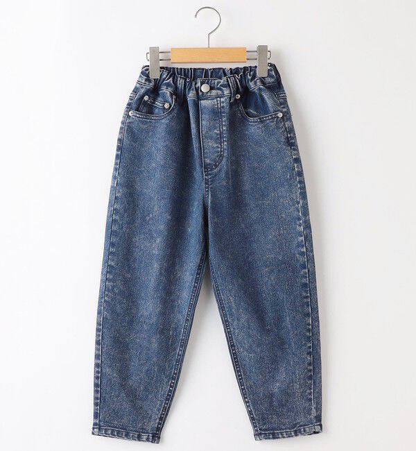 SHIPS KIDS「SHIPS KIDS:100～130cm / ジャージー ライク デニム パンツ」|デニム|