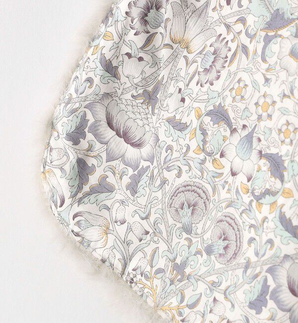 SHIPS KIDS「SHIPS KIDS:100～140cm / フェイクファー&times;リバティ ベスト」|ダウンベスト・ベスト|