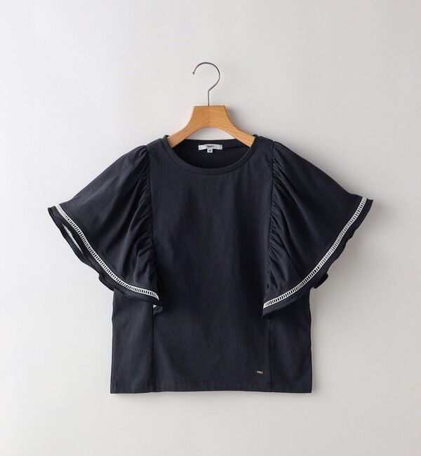 SHIPS KIDS「SHIPS KIDS:140～150cm / はしご レース 半袖 TEE」|Tシャツ・カットソー|