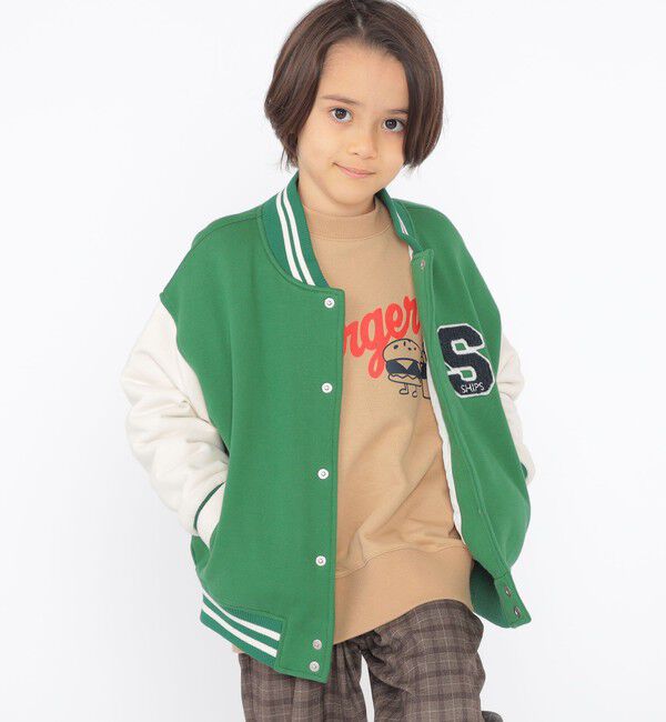SHIPS KIDS「SHIPS KIDS:100～130cm / スタジアム ジャケット」|ブルゾン・スタジャン|