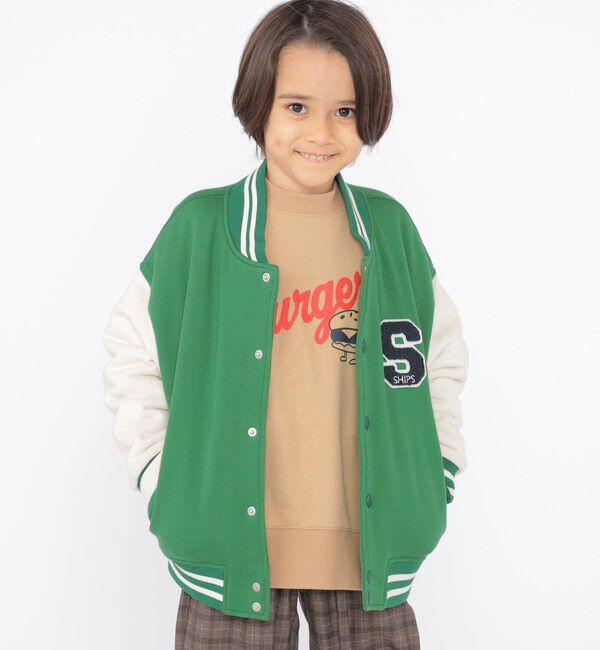SHIPS KIDS「SHIPS KIDS:100～130cm / スタジアム ジャケット」|ブルゾン・スタジャン|