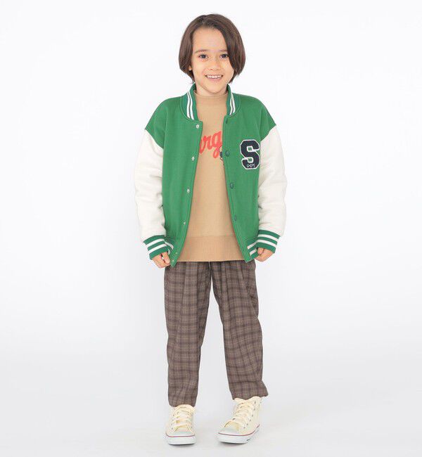 SHIPS KIDS「SHIPS KIDS:100～130cm / スタジアム ジャケット」|ブルゾン・スタジャン|