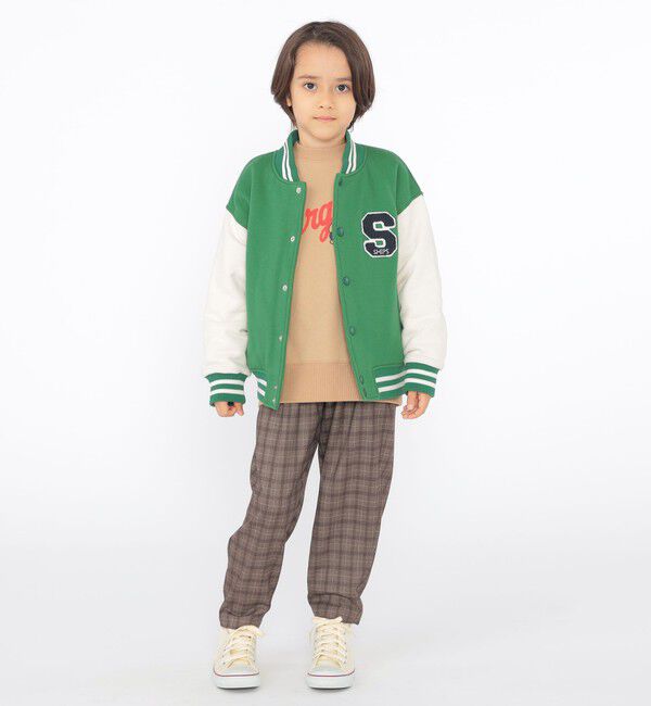 SHIPS KIDS「SHIPS KIDS:100～130cm / スタジアム ジャケット」|ブルゾン・スタジャン|