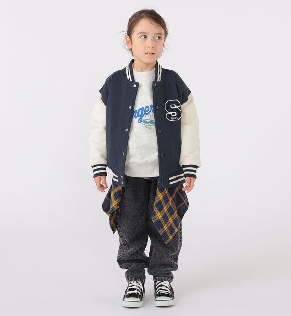 SHIPS KIDS「SHIPS KIDS:100～130cm / スタジアム ジャケット」|ブルゾン・スタジャン|