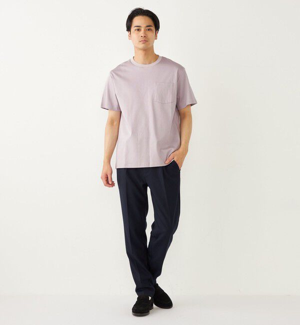 SHIPS Colors 「SHIPS Colors:シルケット コットン クルーネック ポケット Tシャツ 2◇」|Tシャツ・カットソー|