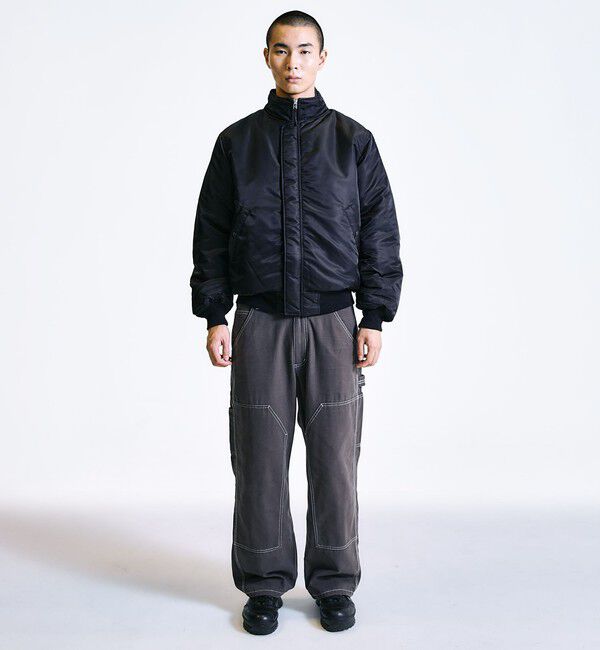 SHIPS「City Ambient Products: カラーステッチ ダブルニー ペインター パンツ」|その他|