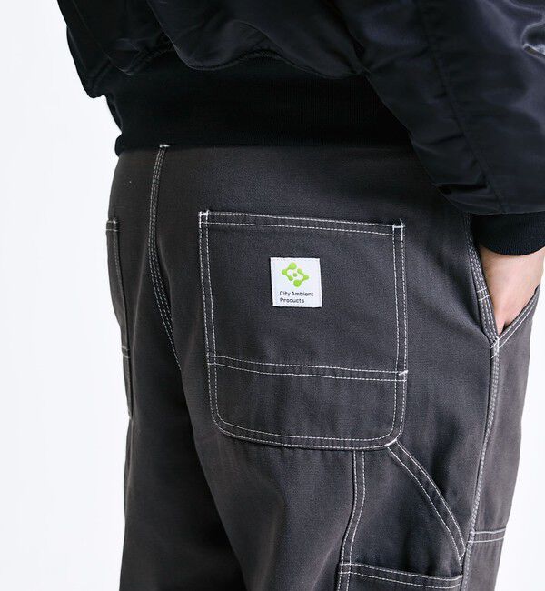 SHIPS「City Ambient Products: カラーステッチ ダブルニー ペインター パンツ」|その他|