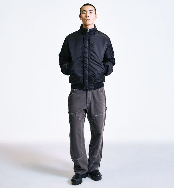 SHIPS「City Ambient Products: カラーステッチ ダブルニー ペインター パンツ」|その他|