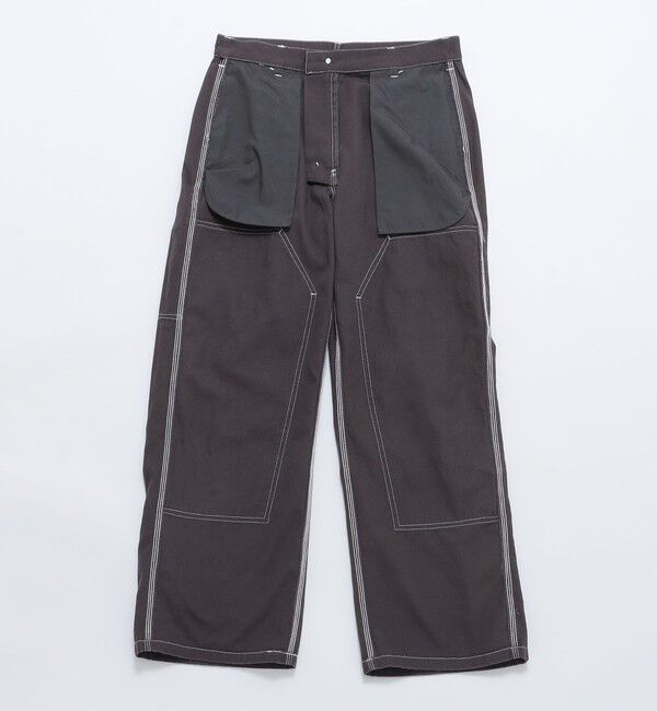 SHIPS「City Ambient Products: カラーステッチ ダブルニー ペインター パンツ」|その他|