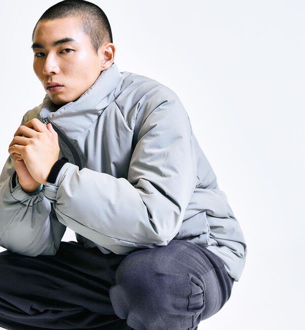 SHIPS「City Ambient Products:〈撥水〉ダブルポケット 中綿 スタンドカラー ブルゾン」|ブルゾン・スタジャン|