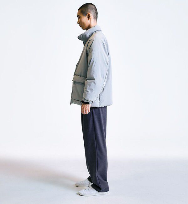 SHIPS「City Ambient Products:〈撥水〉ダブルポケット 中綿 スタンドカラー ブルゾン」|ブルゾン・スタジャン|