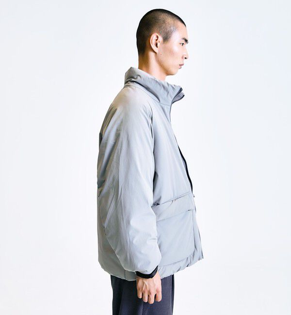 SHIPS「City Ambient Products:〈撥水〉ダブルポケット 中綿 スタンドカラー ブルゾン」|ブルゾン・スタジャン|