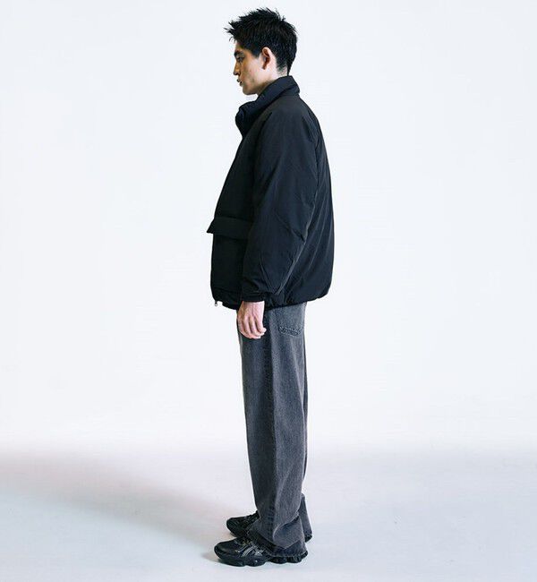 SHIPS「City Ambient Products:〈撥水〉ダブルポケット 中綿 スタンドカラー ブルゾン」|ブルゾン・スタジャン|