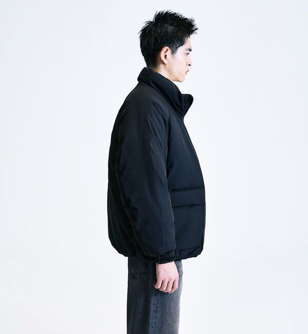 SHIPS「City Ambient Products:〈撥水〉ダブルポケット 中綿 スタンドカラー ブルゾン」|ブルゾン・スタジャン|