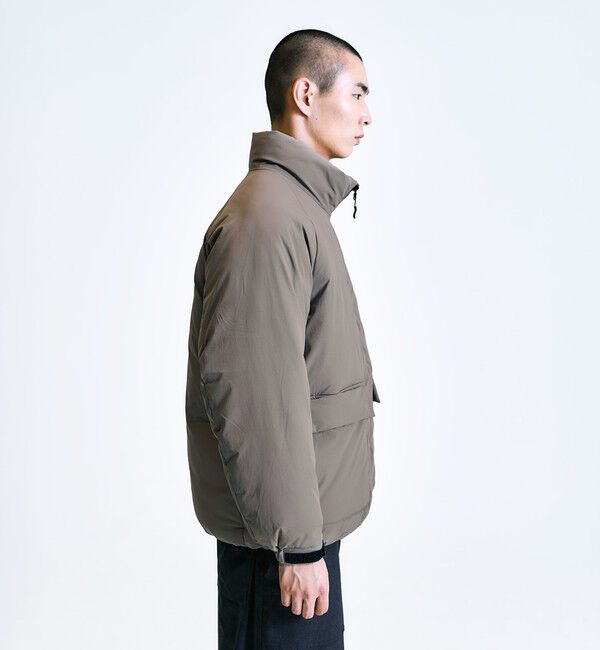 SHIPS「City Ambient Products:〈撥水〉ダブルポケット 中綿 スタンドカラー ブルゾン」|ブルゾン・スタジャン|