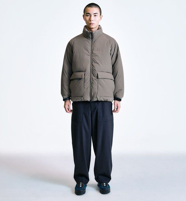 SHIPS「City Ambient Products:〈撥水〉ダブルポケット 中綿 スタンドカラー ブルゾン」|ブルゾン・スタジャン|