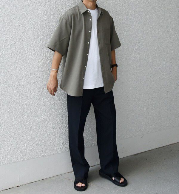 SHIPS any「【WEB限定】SHIPS any: 〈洗濯機可能〉リネン ミックス レギュラーカラー シャツ◇」|シャツ・ブラウス|