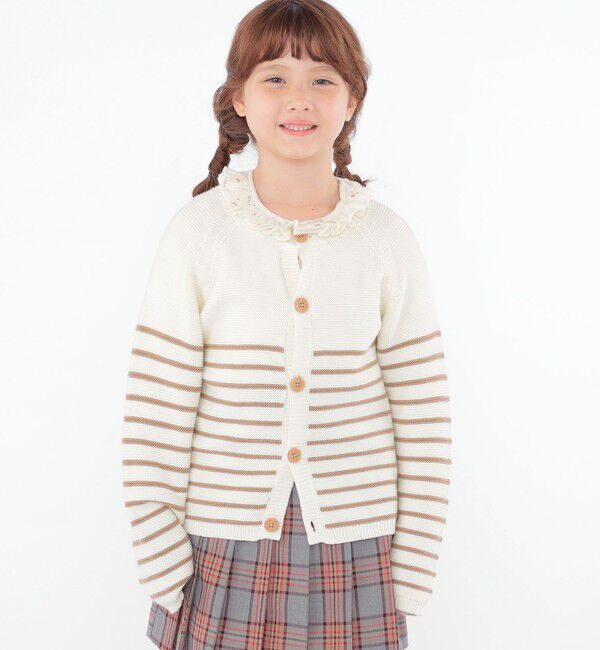 SHIPS KIDS「SHIPS KIDS:100～130cm / フラワー テキスタイル 長袖 TEE」|Tシャツ・カットソー|