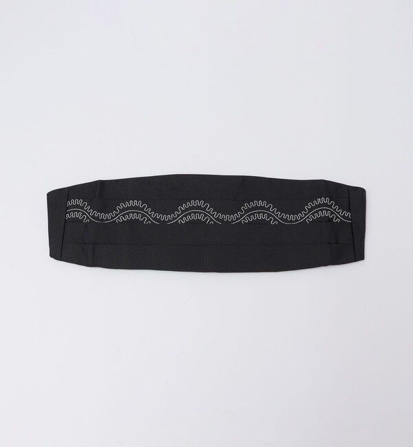 SHIPS「BLECK: シルク エンブロイダリー カマーバンド」|その他|