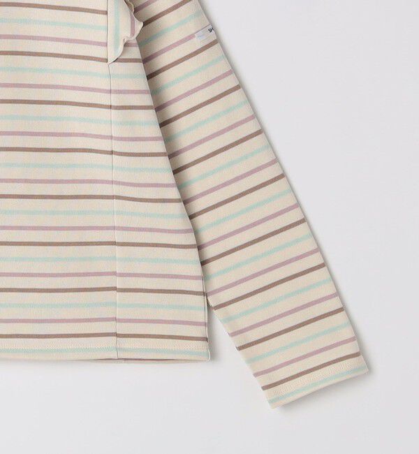 SHIPS KIDS「SHIPS KIDS:140～150cm / オーガニック コットン フリル プルオーバー」|Tシャツ・カットソー|