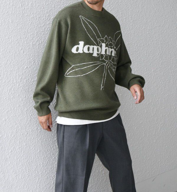 SHIPS any「SHIPS any: 〈手洗い可能〉フラワー ダブルジャガード プルオーバー ニット◇」|ニット・セーター|