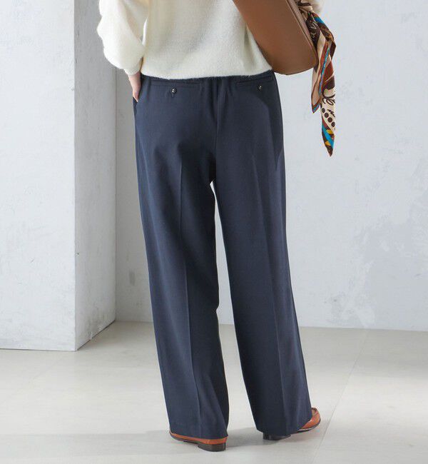 SHIPS for women「〈手洗い可能〉両面起毛 ストレート パンツ」|その他|