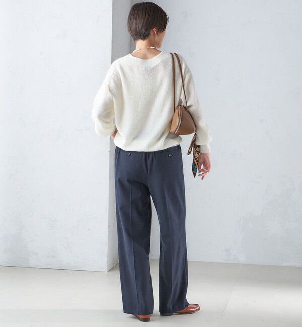 SHIPS for women「〈手洗い可能〉両面起毛 ストレート パンツ」|その他|