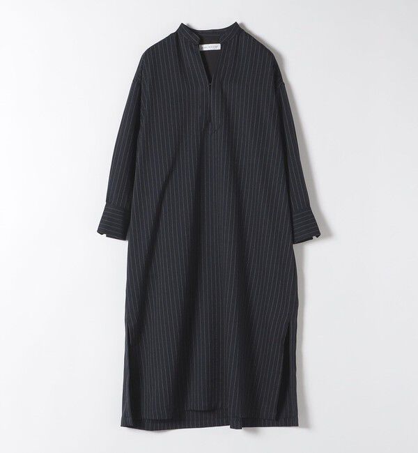 quaranciel「quaranciel:〈洗濯機可能〉ストライプ カフタンワンピース & パンツ セットアップ」|ワンピース|