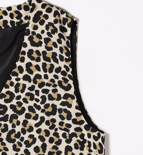 quaranciel「quaranciel:〈手洗い可能〉アニマル サイドボタン Vネック ワンピース」|ワンピース|