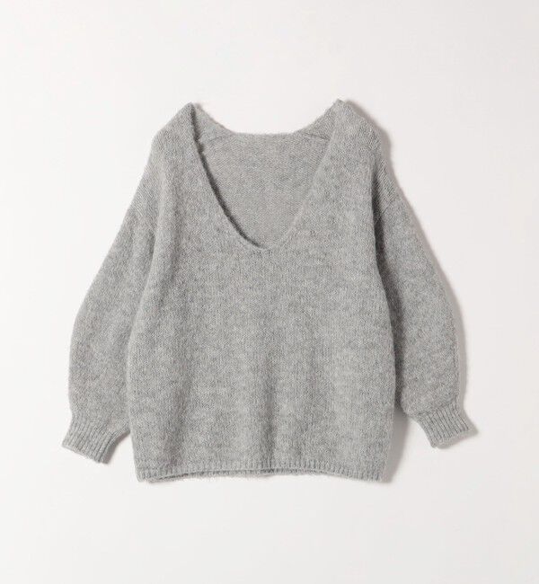 quaranciel「quaranciel:〈洗濯可能〉Vネック ニット ＆ シャツ ワンピース セット」|ワンピース|