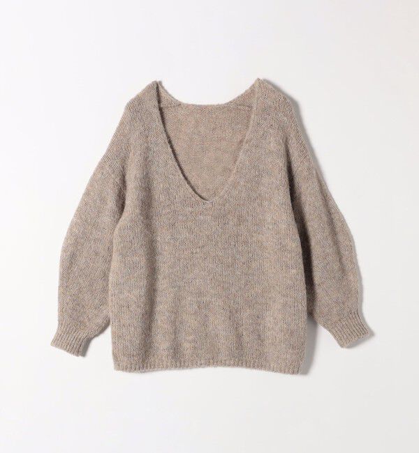 quaranciel「quaranciel:〈洗濯可能〉Vネック ニット ＆ シャツ ワンピース セット」|ワンピース|