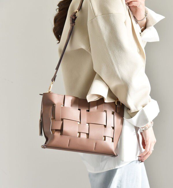 quaranciel「quaranciel: スクエア メッシュ ショルダー バッグ」|ショルダー・メッセンジャー|