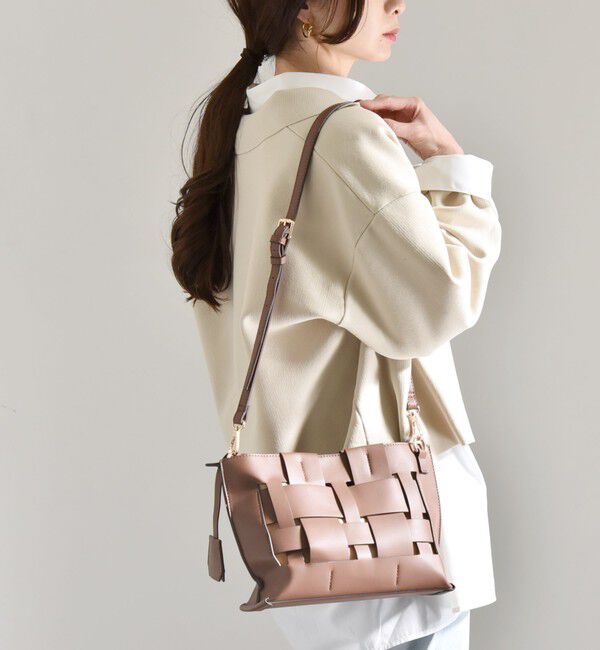 quaranciel「quaranciel: スクエア メッシュ ショルダー バッグ」|ショルダー・メッセンジャー|