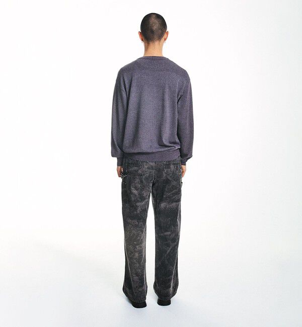 SHIPS「City Ambient Products:〈手洗い可能〉14ゲージ レーヨン ナイロン ワンポイントロゴニット」|ニット・セーター|