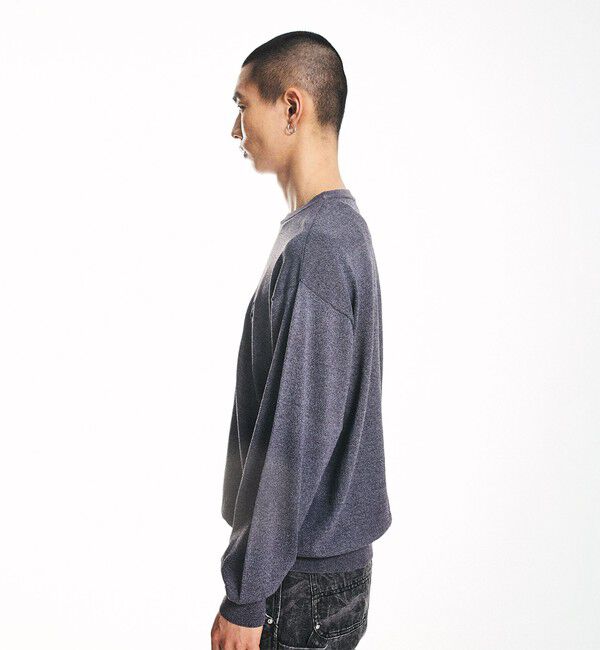 SHIPS「City Ambient Products:〈手洗い可能〉14ゲージ レーヨン ナイロン ワンポイントロゴニット」|ニット・セーター|