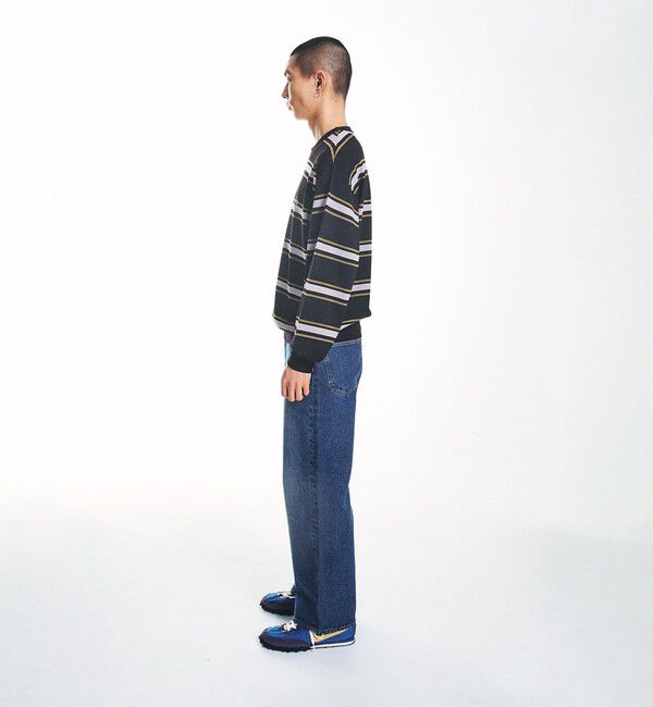 SHIPS「City Ambient Products:〈手洗い可能〉14ゲージ レーヨン ナイロン ワンポイントロゴニット」|ニット・セーター|