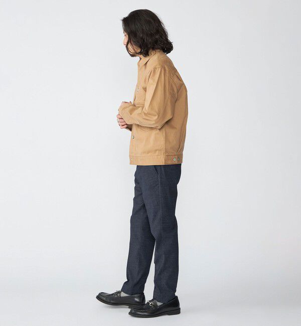 SHIPS「SHIPS: サテン ストレッチ ピーチ ジャケット」|ブルゾン・スタジャン|