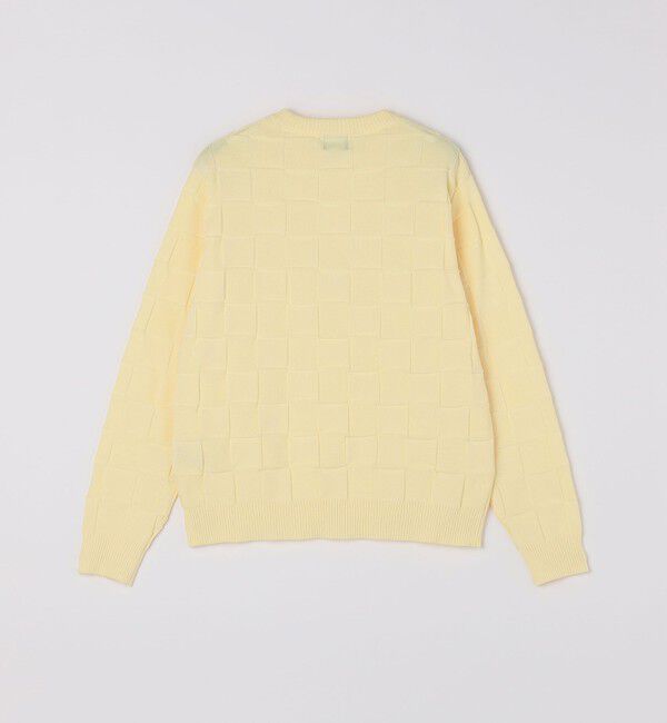 SHIPS「SHIPS: 〈手洗い可能〉Amossa(R) シャンティ ブロック リンクス編み 長袖 ニット」|ニット・セーター|