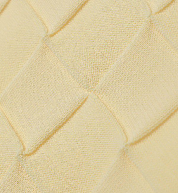 SHIPS「SHIPS: 〈手洗い可能〉Amossa(R) シャンティ ブロック リンクス編み 長袖 ニット」|ニット・セーター|