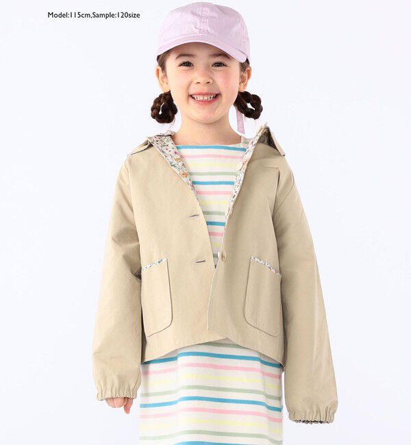 SHIPS KIDS「SHIPS KIDS:100～130cm / リバティ リバーシブル コート」|その他|