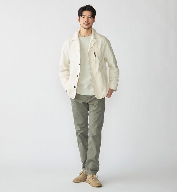 SHIPS「SHIPS: ハイツイスト コットン オックス ユーティリティ ジャケット」|テーラードジャケット|