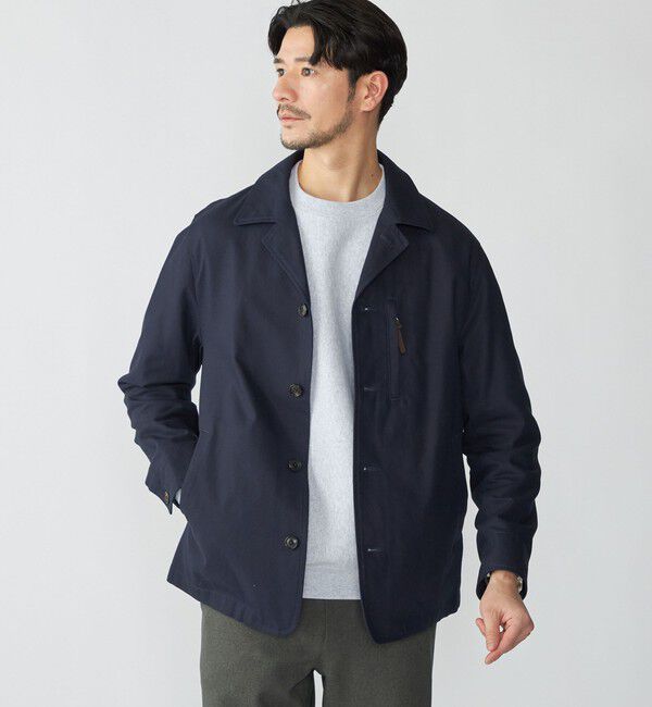 SHIPS「SHIPS: ハイツイスト コットン オックス ユーティリティ ジャケット」|テーラードジャケット|