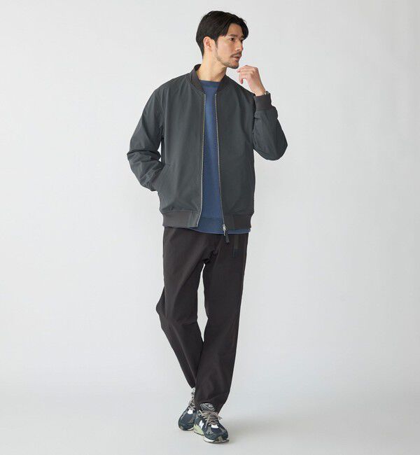 SHIPS「SHIPS:〈撥水加工〉CORDURA(R) ナイロン ジップアップ ブルゾン」|ブルゾン・スタジャン|