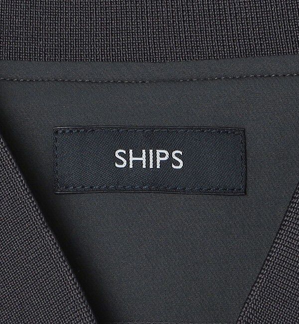 SHIPS「SHIPS:〈撥水加工〉CORDURA(R) ナイロン ジップアップ ブルゾン」|ブルゾン・スタジャン|
