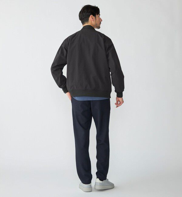 SHIPS「SHIPS:〈撥水加工〉CORDURA(R) ナイロン ジップアップ ブルゾン」|ブルゾン・スタジャン|