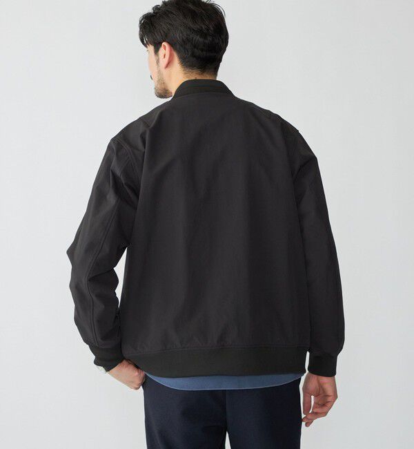 SHIPS「SHIPS:〈撥水加工〉CORDURA(R) ナイロン ジップアップ ブルゾン」|ブルゾン・スタジャン|