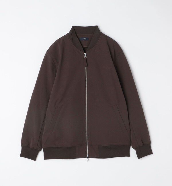 SHIPS「SHIPS:〈撥水加工〉CORDURA(R) ナイロン ジップアップ ブルゾン」|ブルゾン・スタジャン|