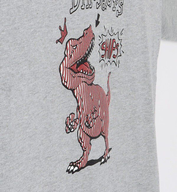 SHIPS KIDS「SHIPS KIDS:100～130cm / ダイナソー チェンジ 長袖 TEE」|Tシャツ・カットソー|