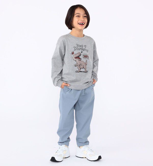 SHIPS KIDS「SHIPS KIDS:100～130cm / ダイナソー チェンジ 長袖 TEE」|Tシャツ・カットソー|